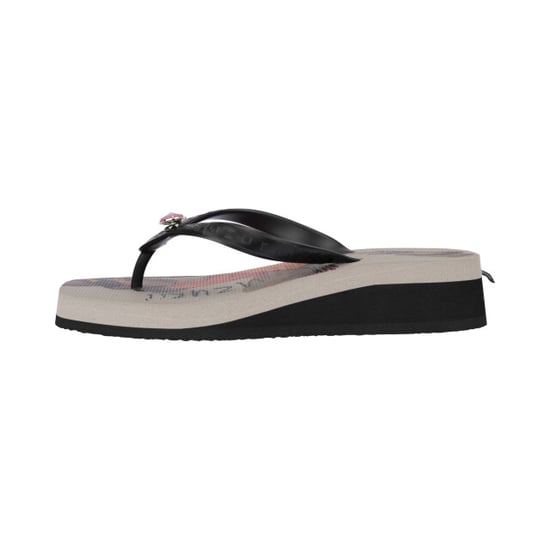 Beach Cocktail Girl Flip-Flops mit mittelhohem Absatz in Taupe - Image 2