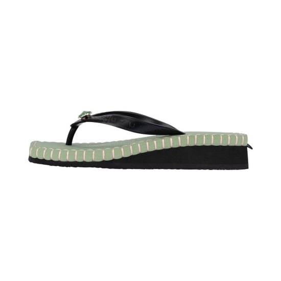 Genäht von S Mid Heel Green Flip Flop grün - Image 2