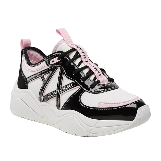 Armani Exchange - Sneaker für Damen (Weiß/Schwarz/Pink) - Image 3