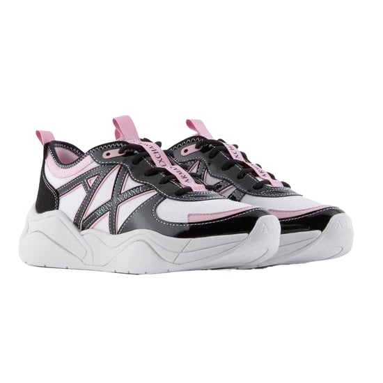 Armani Exchange - Sneaker für Damen (Weiß/Schwarz/Pink) - Image 5