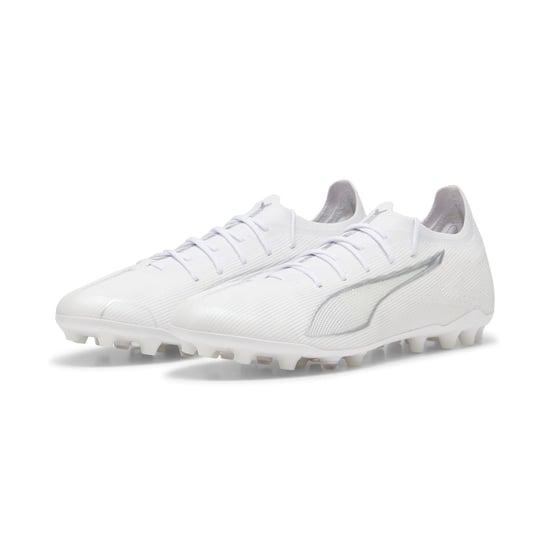 Herren Puma Ultra 5 Ultimate MG Fußballschuhe in Weiß - Image 3
