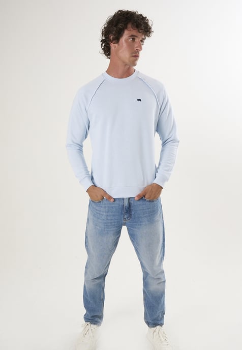 Sweatshirt Basic Rundhals Sweatshirt - Image 2