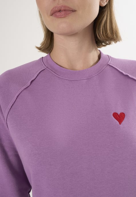 Sweatshirt Basic Rundhals Sweatshirt - Image 3