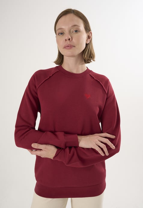 Sweatshirt Basic Rundhals Sweatshirt - Image 1