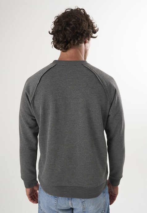 Sweatshirt Basic Rundhals Sweatshirt - Image 4