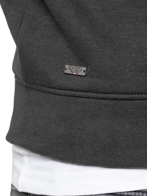 Enzo Milano | Herren Halbzip Sweatshirt - Image 3