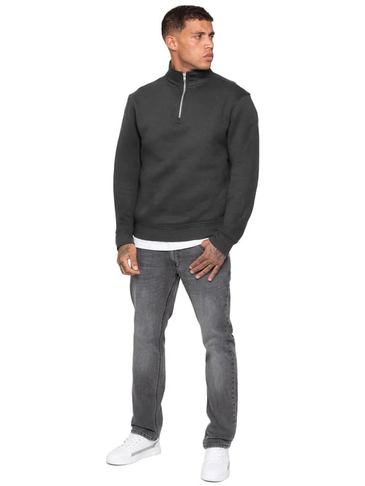 Enzo Milano | Herren Halbzip Sweatshirt - Image 5