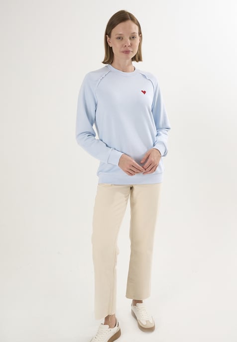 Sweatshirt Basic Rundhals Sweatshirt - Image 2