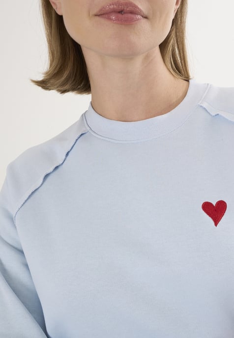 Sweatshirt Basic Rundhals Sweatshirt - Image 3