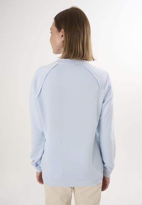 Sweatshirt Basic Rundhals Sweatshirt - Image 4