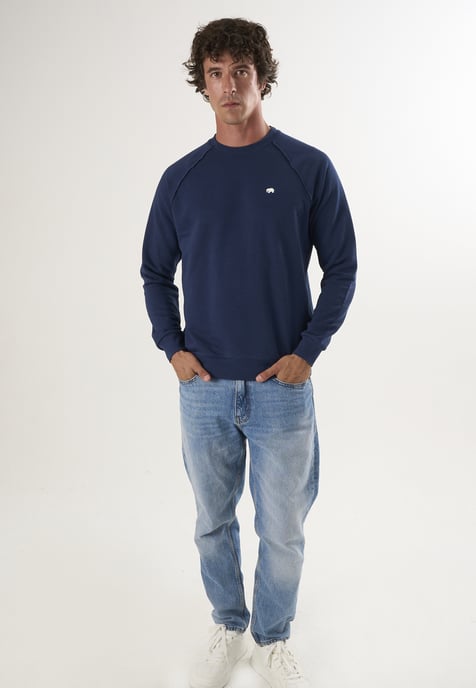 Sweatshirt Basic Rundhals Sweatshirt - Image 2