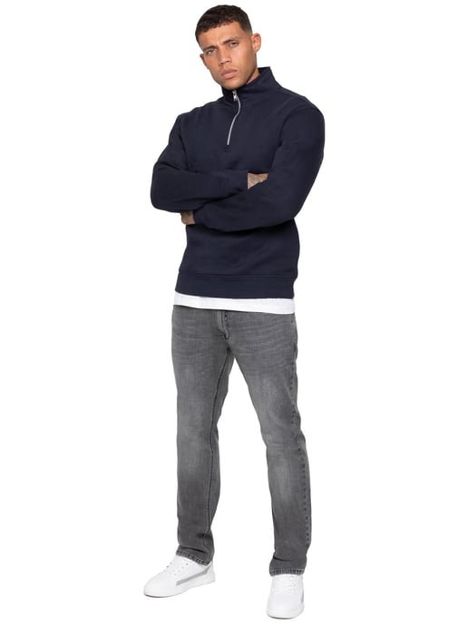 Enzo Milano | Herren Halbzip Sweatshirt - Image 4