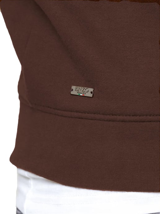 Enzo Milano | Herren Halbzip Sweatshirt - Image 4