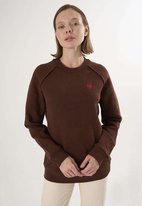 Sweatshirt Basic Rundhals Sweatshirt - Image 1