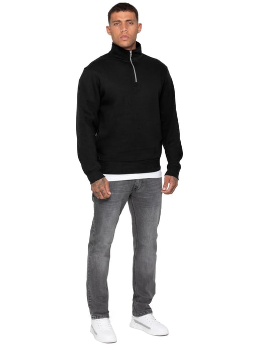 Enzo Milano | Herren Halbzip Sweatshirt - Image 4