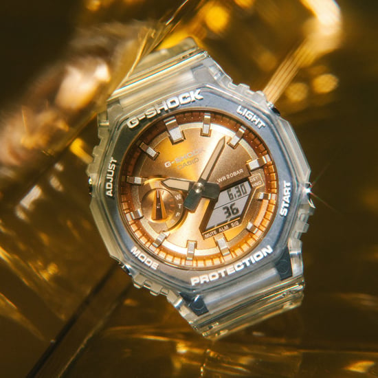 Casio G-shock Transparent Herren Armbanduhr GA-2100BM-7A5ER - Image 5