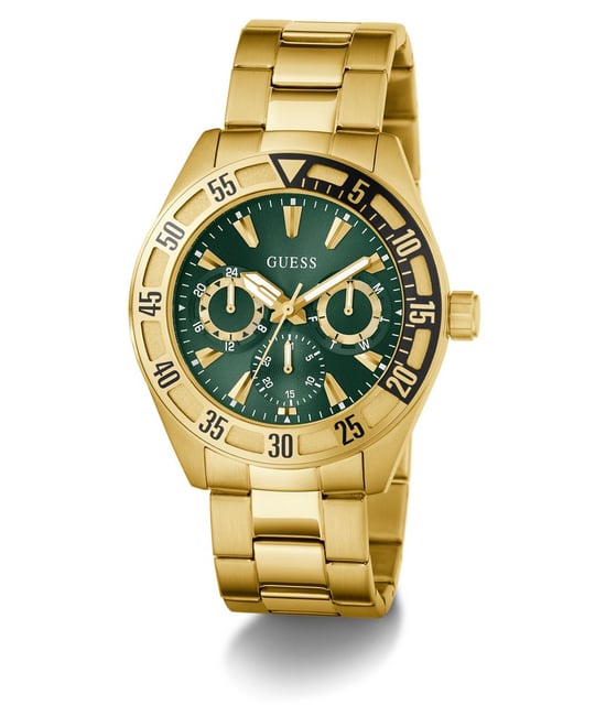 Guess Letterman Gold Herren Armbanduhr GW0904G2 - Image 3