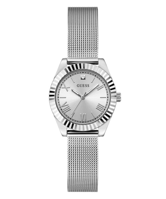 Guess Mini Luna Silber Damen Armbanduhr GW0842L1 - Image 1