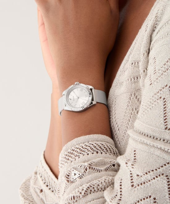 Guess Mini Luna Silber Damen Armbanduhr GW0842L1 - Image 6