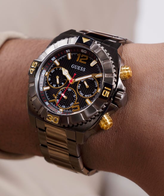 Guess Traction Rotguss Herren Armbanduhr GW0800G2 - Image 6