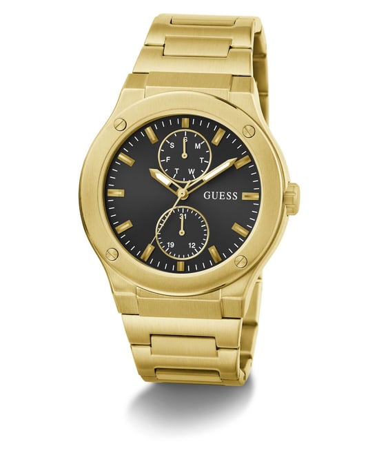 Guess Jet Gold Herren Armbanduhr GW0795G4 - Image 3