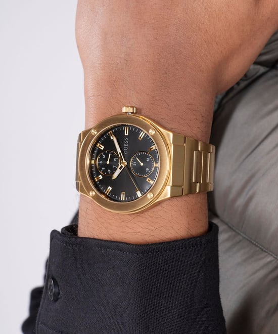 Guess Jet Gold Herren Armbanduhr GW0795G4 - Image 5