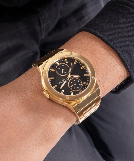 Guess Jet Gold Herren Armbanduhr GW0795G4 - Image 6
