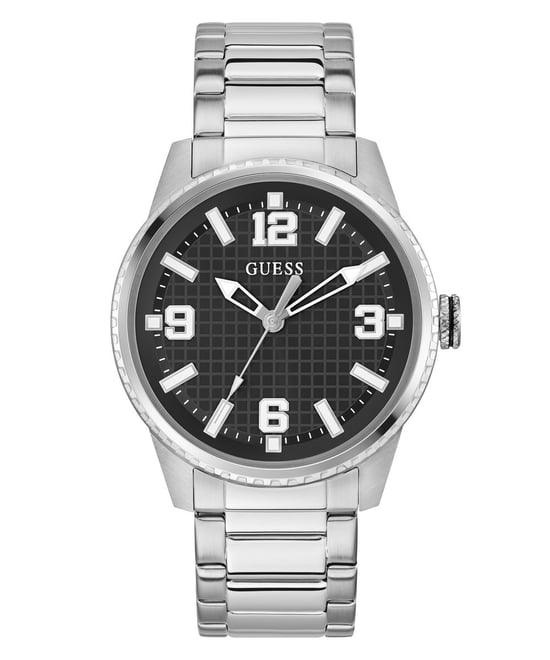 Guess Varsity G Silber Herren Armbanduhr GW0889G1 - Image 1