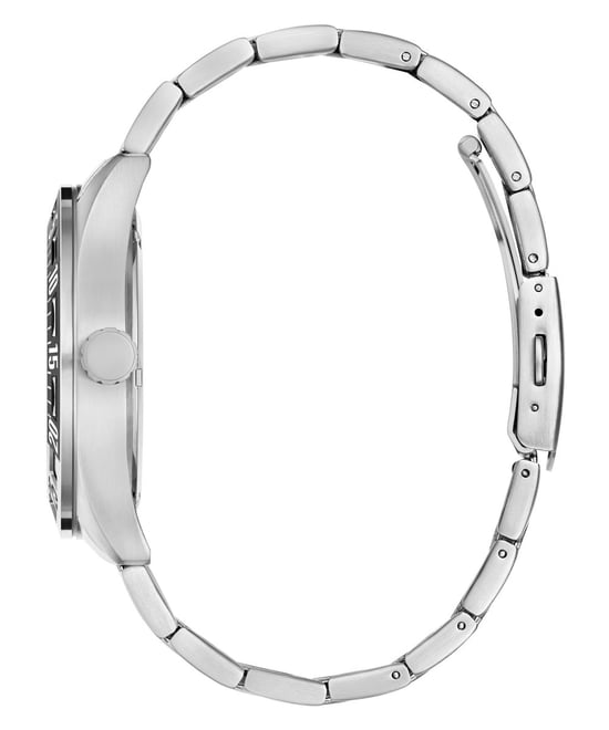 Guess Letterman Silber Herren Armbanduhr GW0904G1 - Image 2
