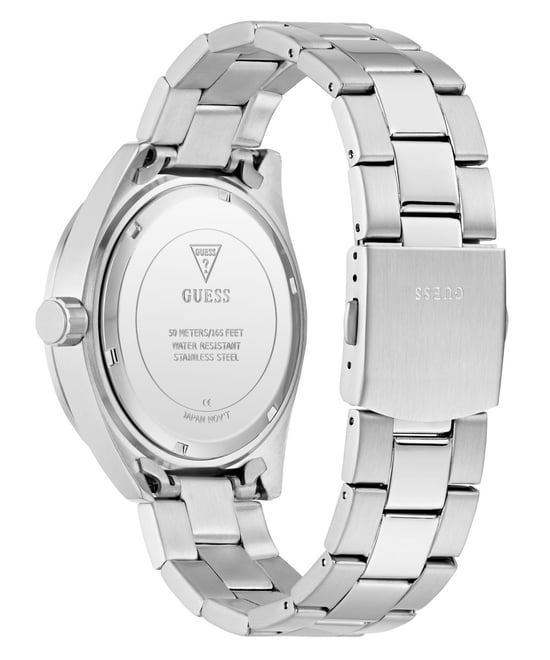 Guess Letterman Silber Herren Armbanduhr GW0904G1 - Image 4
