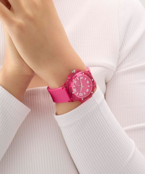 Guess Mini Hype Rosa Damen Armbanduhr GW0880L4 - Image 5
