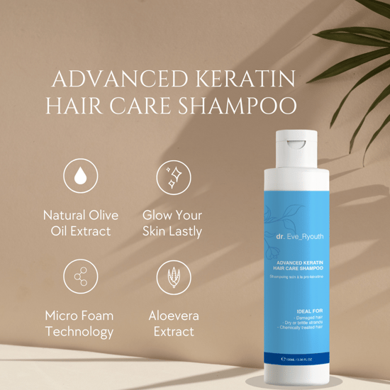 Fortgeschrittenes Keratin Haarpflege Shampoo 100ml - Image 2