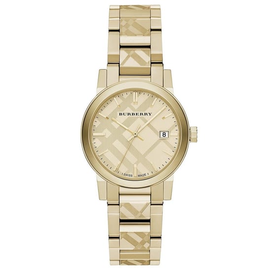 Burberry BU9145 The City Elegante goldfarbene Damenuhr - Image 1