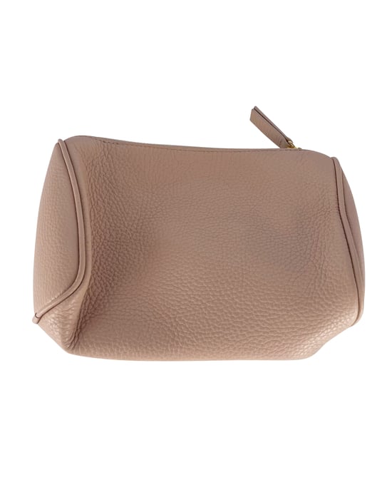 Sergio Rossi Kosmetiktasche aus rosa Leder - Image 2