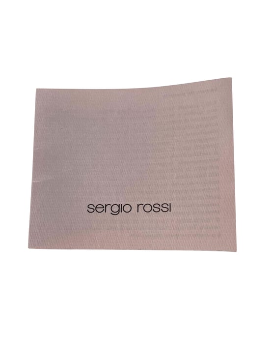 Sergio Rossi Kosmetiktasche aus rosa Leder - Image 3