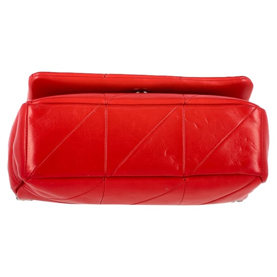 Saint Laurent – Kleine Jamie-Umhängetasche mit Klappe aus rotem Leder - Image 4
