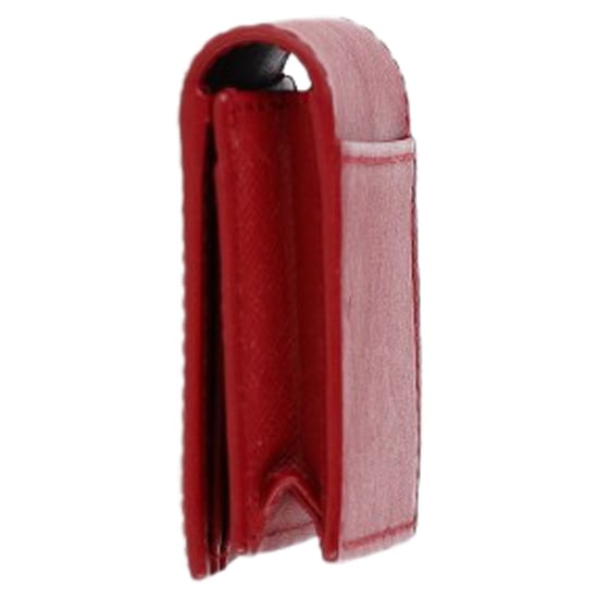 Montblanc Kartenetui mit Klappe aus rotem Kalbsleder - Image 5