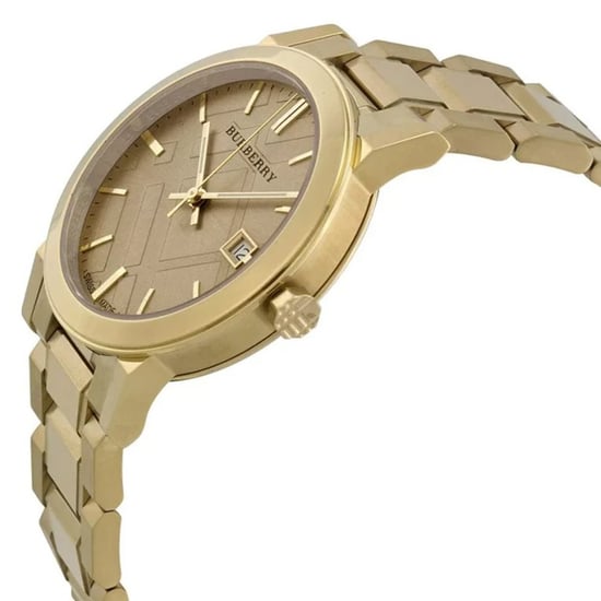 Burberry BU9033 The City Gelbgold Unisex-Uhr - Swiss Made Luxus-Uhr - Image 3