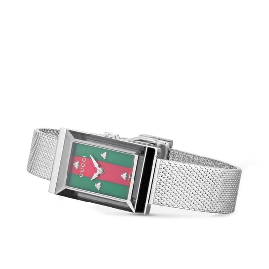 Gucci G-Frame Damenuhr YA147401 - Eleganter silberner Zeitmesser - Image 4