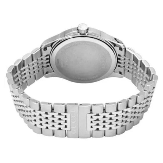 Gucci YA126405 G-Timeless Herrenuhr mit schwarzem Zifferblatt - Image 2