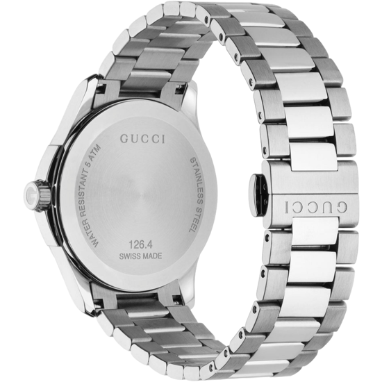 Gucci G-Timeless YA126456 Unisex-Uhr mit Diamantmarkierungen - Image 4