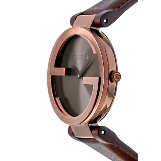 Gucci Damen YA133309 Interlocking G Braunes Zifferblatt Luxusuhr - Image 2