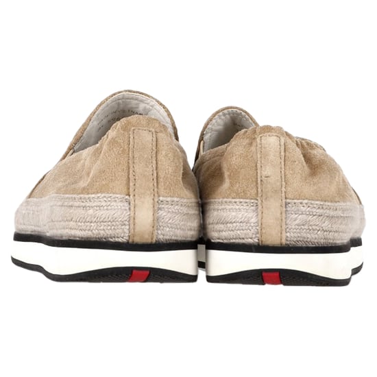 Prada Sport Espadrille Slip-On Sneakers in beigem Wildleder - Image 5