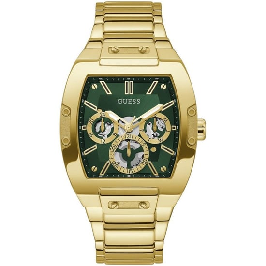 Stilvolle Guess GW0456G3 Phoenix Herrenuhr mit Gold-Ton-Design - Image 1