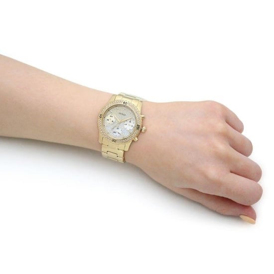 Guess W0774L5 Confetti Damen stilvolle Uhr in Gold - Image 4