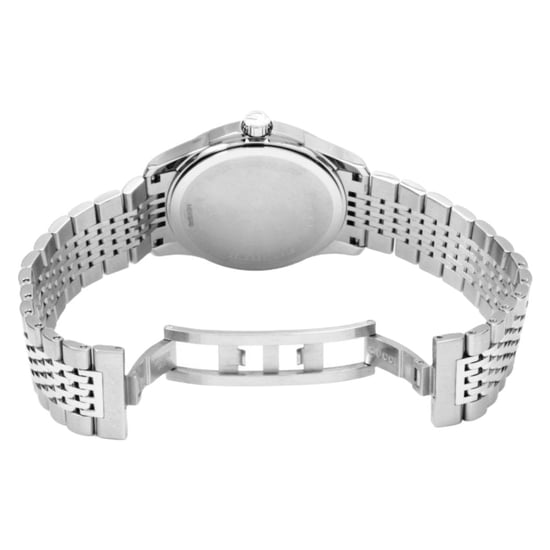 Gucci G-Timeless YA126402 Herrenuhr mit schwarzem Zifferblatt und Silberarmband - Image 2