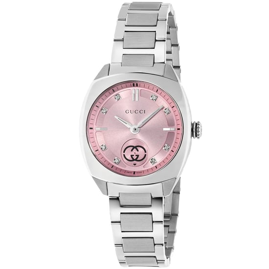 Gucci Interlocking Quarz Damenuhr 29mm - Eleganter silberner Zeitmesser - Image 1