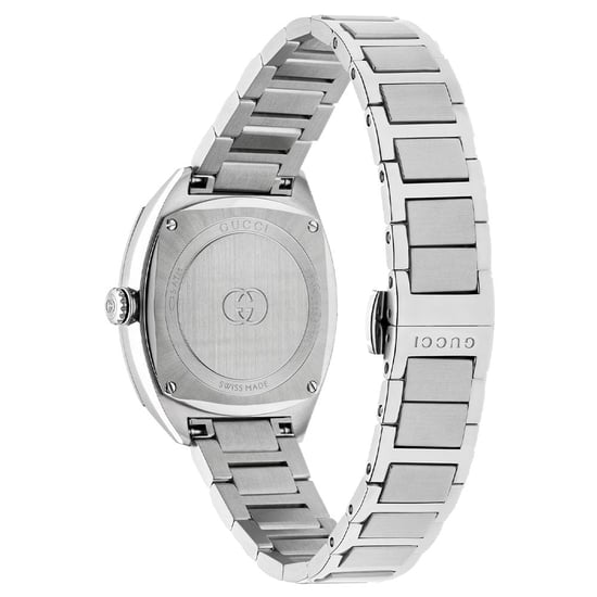 Gucci Interlocking Quarz Damenuhr 29mm - Eleganter silberner Zeitmesser - Image 2