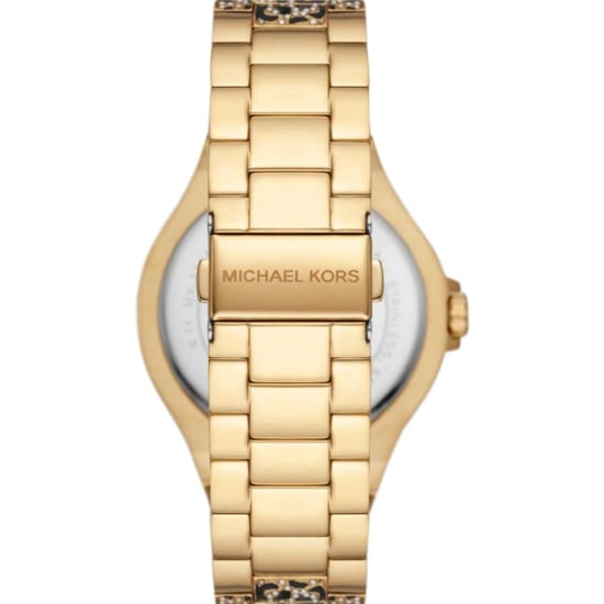 Michael Kors MK7284 Animal Pavé Damenuhr - Stylisches Schwarz-Gold Design - Image 2