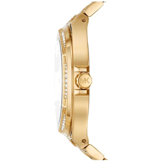 Michael Kors MK7284 Animal Pavé Damenuhr - Stylisches Schwarz-Gold Design - Image 3